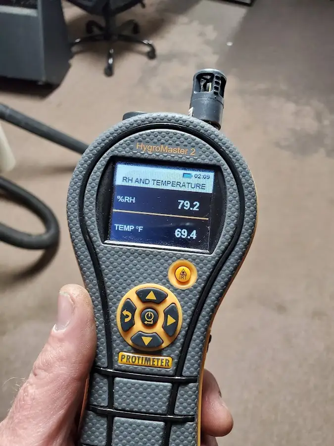Moisture meter humidity assessment for Mold Remediation & Removal in East Caln